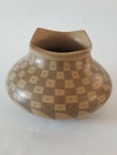 Mid Century Reynaldo Quezada Mata Ortiz: Signed & Dated Squat Vase picture