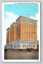 Toledo OH-Ohio, Commodore Perry Hotel, Advertising Vintage c1936 Postcard picture