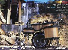 1998 Print Ad of Peavey RadialPro 750 Radial Bridge Drum Kit waterfall picture