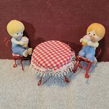 Katie And Scooter Soda Shop Enesco Country Cousins Porcelain Figurines picture