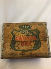 Antique Canada 🇨🇦 Dry Wooden Box Crate  picture