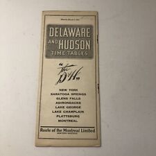 March 6, 1932 D&H DELAWARE AND HUDSON SYSTEM PUBLIC TIMETABLE picture
