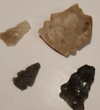 Lot of 4 Authentic Arizona Anasazi Arrowheads Pottery Indian Artifacts #A101 picture