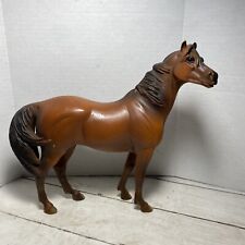 Blue Box Brown  Horse Vintage Toy Blue Ribbon Ranch Stables picture