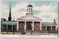 Winnebago Minnesota MN Postcard Court House Building Exterior c1910's Antique picture