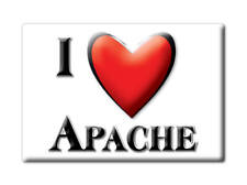 Apache, Caddo County, Oklahoma - Fridge Magnet Souvenir USA picture