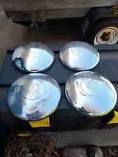 VINTAGE WILLYS JEEP HUB CAPS, USED ORIGINAL, 4 PIECES  picture