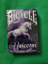 Bicycle Unicorn Playing Cards Deck Blue Anne Stokes & John Woodward NEW picture