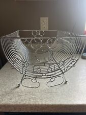 RARE Vintage Japanese Mickey Mouse Chrome Dish Drainer Rack Silverware Holder picture