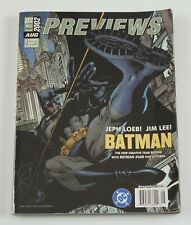 Previews Vol 12 #8 August 2002 - Batman #608 preview HUSH Jim Lee Warren Ellis picture
