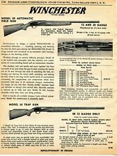 1959 Print Ad of Winchester Model 50 Trap & Field Gun Shotgun picture