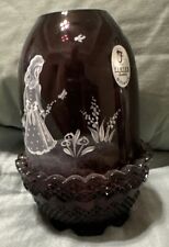Fenton Mary Gregory Purple Fairy Lamp picture