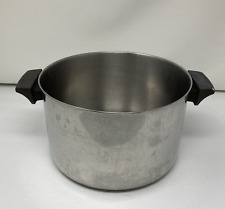 1801 Revere Ware Tri-Ply Stainless 6 Qt Stockpot 94f Handled Vintage NO LID picture