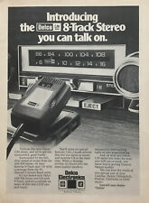 1977 Delco Electronic GM AM/FM Stereo 8 Track & Car CB Radio Vintage Print Ad picture