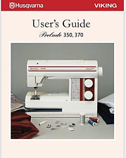 Husqvarna Viking Prelude 350 / 370 Sewing Machine New Reprint User's Manual picture