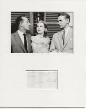 John Lund high society signed genuine authentic autograph UACC RD AFTAL COA picture