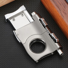 Cigar Cutter Punch Built 2 Punches Tool Stainless Steel Blade scissors accessori picture