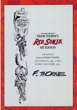 Frank Thorne Art SIGNED Red Sonja Artist Edition #150/175 Conan Robert E Howard picture