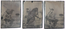 Antique 1940s 50s CA Original Longhorn Bull Rider Kids Fresno, CA 3.5X2.5 Rodeo picture