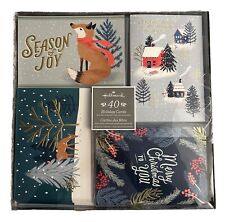 Hallmark 38 Holiday Cards 4 Designs with Matching Self-Sealing Envelopes picture