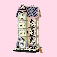 Pink Pastel Halloween Gingerbread Town House *RARE* picture