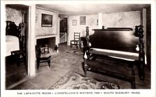 Postcard The Lafayette Room Longfellow's Wayside Inn Sudbury Massachusetts  M631 picture