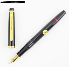 Rotring Renaissance Piston Fountain Pen in Black with gold plated nib (1990's) picture
