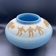Vintage Six Nations Talking Earth Pottery Vessel Steve T. Smith 1982 Rare picture