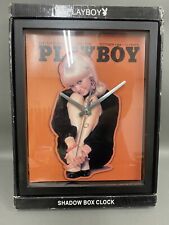 Playboy Shadow Box Clock Oct 1966 NEW IN BOX  Miss October Linda Moon picture