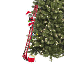 Mr. Christmas Super Climbing Santa Ladder Musical 15 Songs African American NEW picture