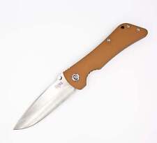 Southern Grind Bad Monkey Drop Point Satin - Desert Tan G10 Handles (Made in GA) picture