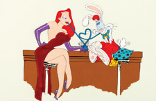 Who Framed Roger Rabbit Jessica Disney Cel Sharing a Shake Poster Print picture