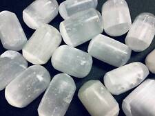 Bulk Wholesale Lot 8 oz Tumbled Selenite Crystal Half Pound Polished Stones picture