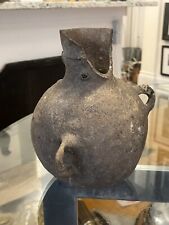 PRE-HISTORIC MESO AMERICAN POTTERY CANTEEN (AS SEE  CONDITION) picture