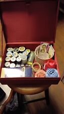 Vintage Beaded Sewing Case With Sewing Kit picture
