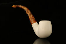 srv - Apple Smooth Block Meerschaum Pipe with fitted case M2133 picture
