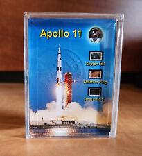 Pieces of Apollo 11 flown kapton foil, abrasive plug, heat shield display picture