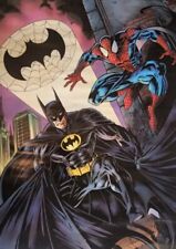 SEALED Vintage Spider-Man Batman Poster Marvel DC Comics 1995 #202 MINTY picture