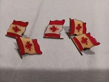 Lot Of 5 Canada Flag Hat Pin Pinback Lapel Brooch picture