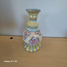 Gorgeous And Wimsical Vintage MacKenzie Childs Daisy Taper Candle Stick EUC picture