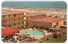 1960's MARLBOROUGH-BLENHEIM HOTEL SWIMMING POOL BEACH ATLANTIC CITY NJ POSTCARD picture