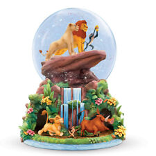 Disney Bradford Exchange Lion King Musical Glitter Globe - Simba Nala Rafiki picture