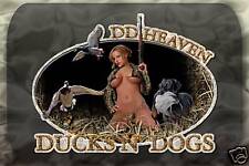 Duck Hunting Decal Sticker Bikini Girl Camouflage Hunting Blind Shotgun Labrador picture