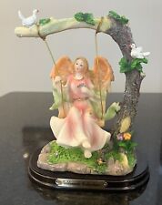 Goldenvale Collection Porcelain Angel Swinging from Tree, LY7112 picture