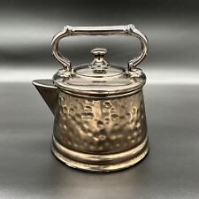 Vintage McCoy Bronze Cookie Jar Pottery 9” Tea Pot Kettle picture
