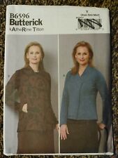Butterick B6596 Sewing Pattern Womens XSM-Med Jacket Katherine Tilton New Uncut picture