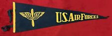 Vintage U.S. Air Forces 26 In Pennant Armed Forces Military Wings and Propeller picture