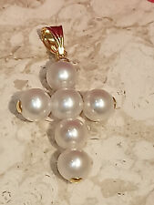 Graduation Pearl Cross for her Christianity Christ Religious Easter Christmas HM picture