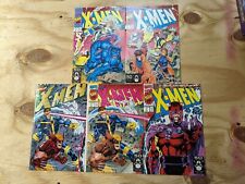 X-MEN #1 Lot All 5 Covers A B C D E Marvel Comics 1991 Jim Lee 1st Acolytes picture