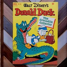 FOUR COLOR #348 VG/FN (Dell 1951) DONALD DUCK Crocodile Collector CARK BARKS Art picture